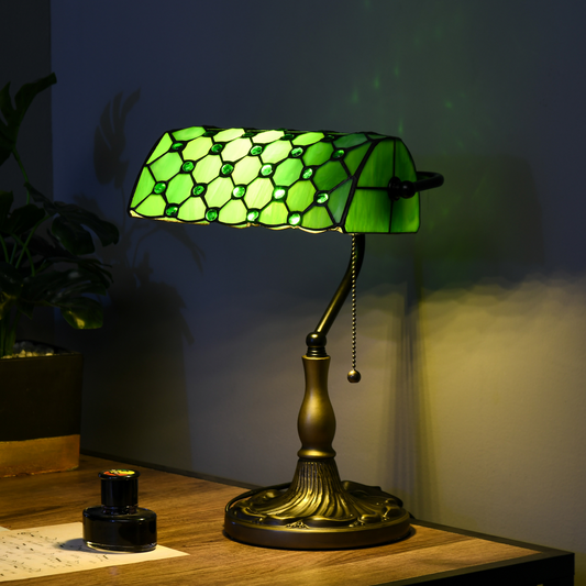 Emerald Vale Tiffany Lamp